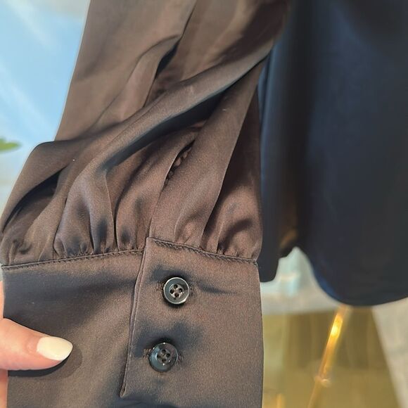 Princess Polly Cottee Satin Mini Dress Black New! - Picture 9 of 15